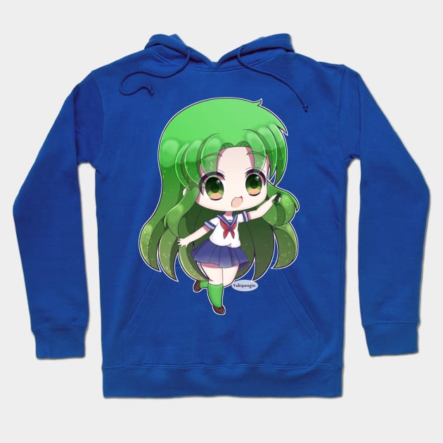 Chibi midori Hoodie by Katsutoshi